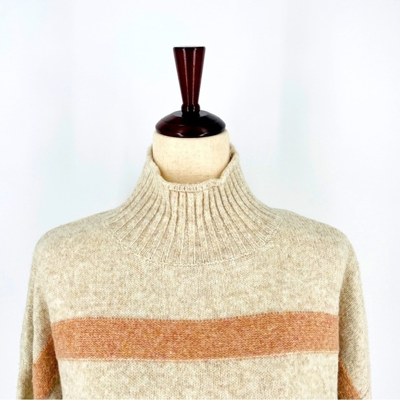 Fate - Striped Mock Turtleneck Sweater - Size Small - Picture 2 of 10